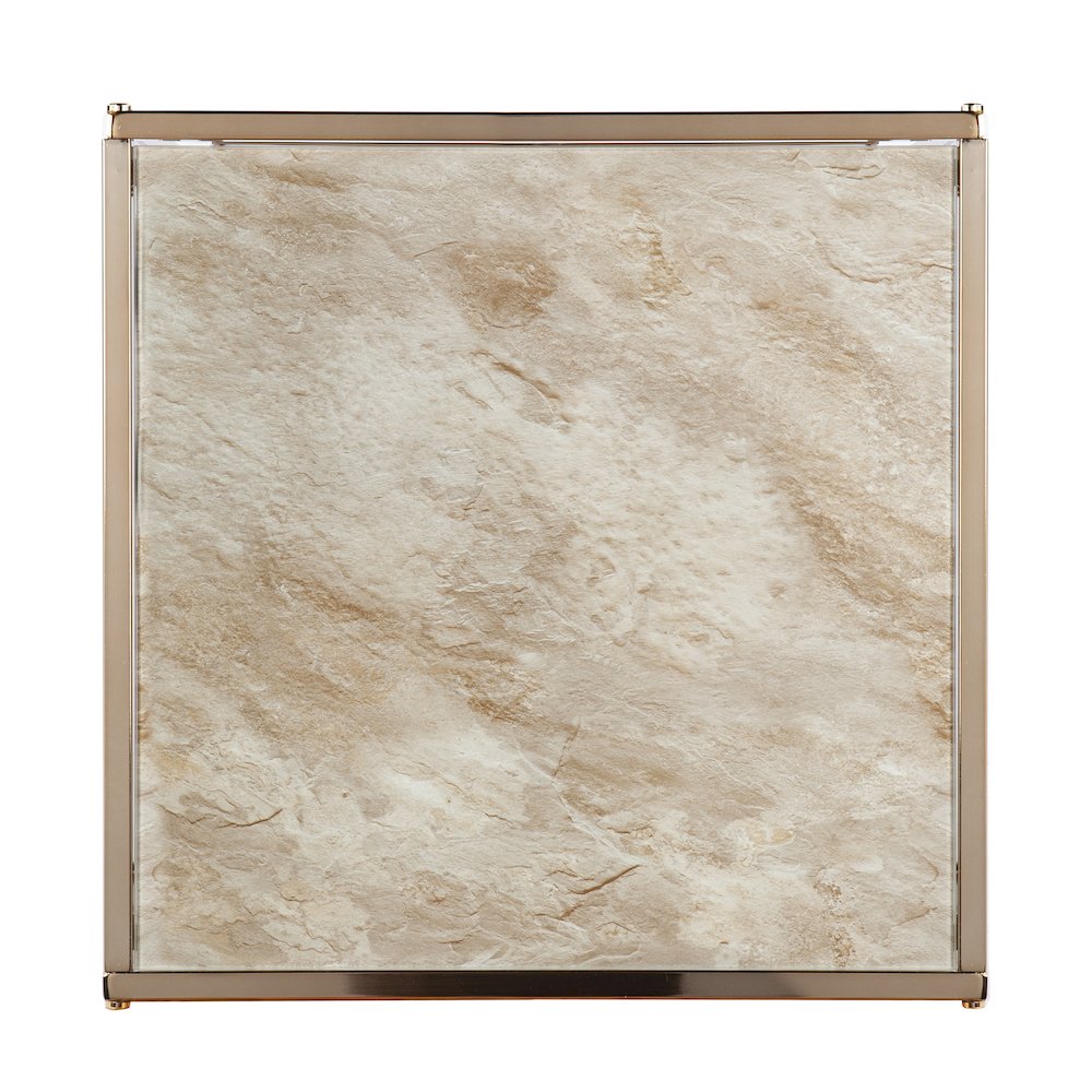 Simondley Faux Marble End Table. Picture 8