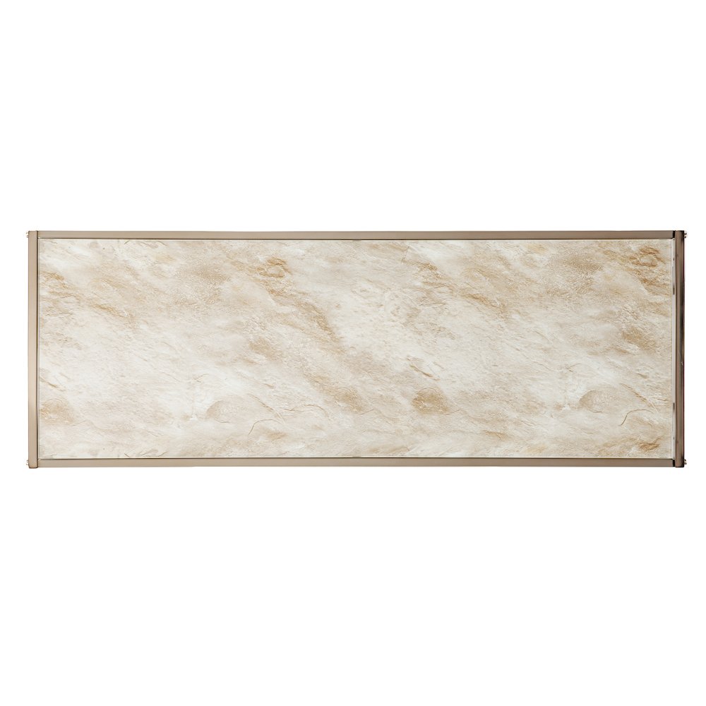 Simondley Faux Marble Console Table. Picture 7