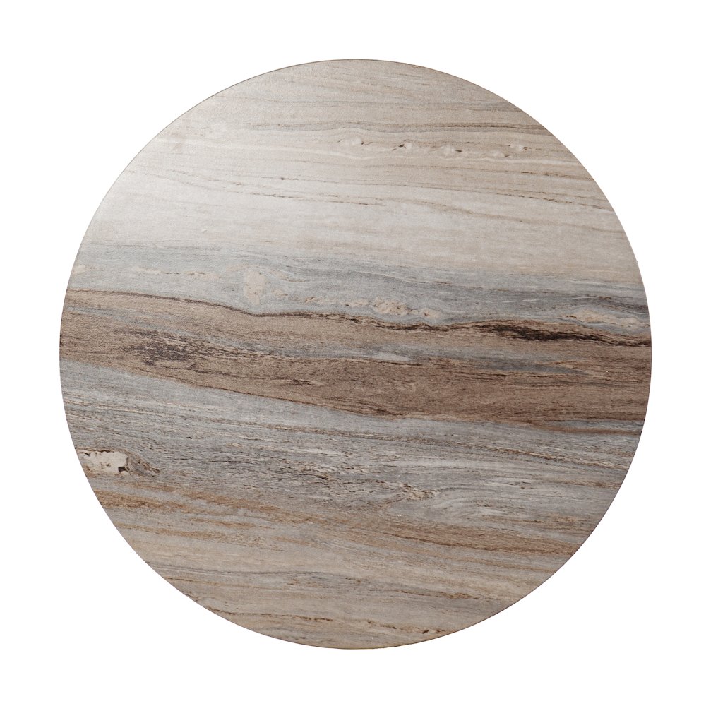 Chadkirk Round Faux Marble End Table. Picture 7