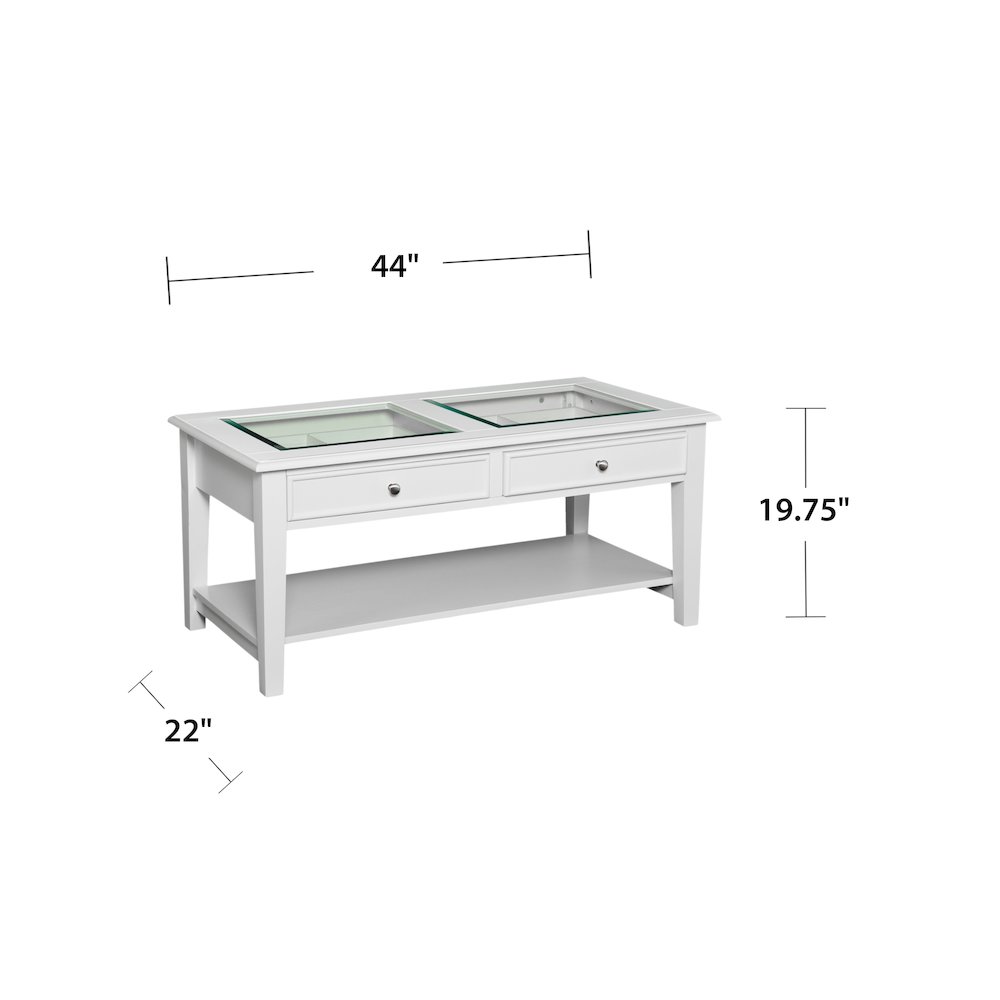 Panorama Glass-Top Coffee Table. Picture 6