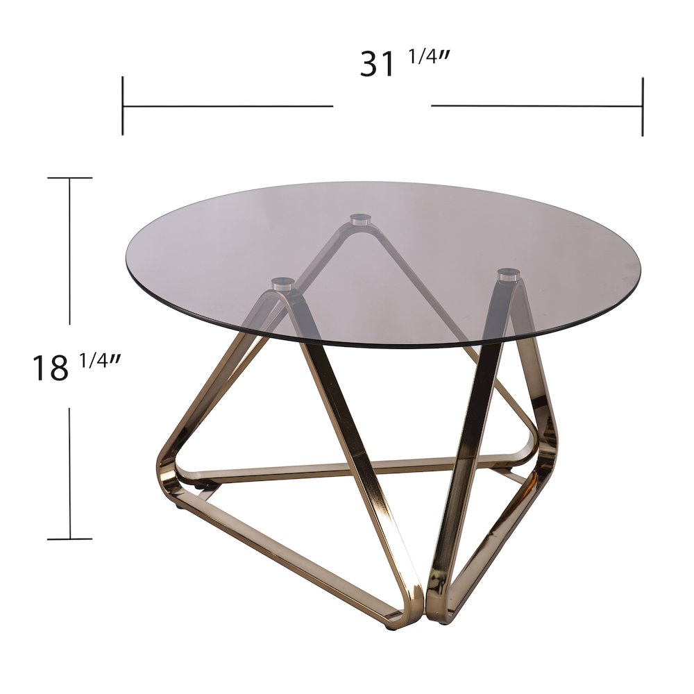 Stondon Round Cocktail Table. Picture 5