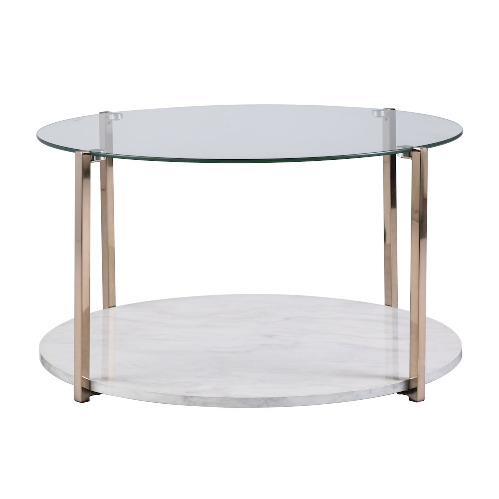 Avenida Cocktail Table - Glam Style - Warm. Picture 6