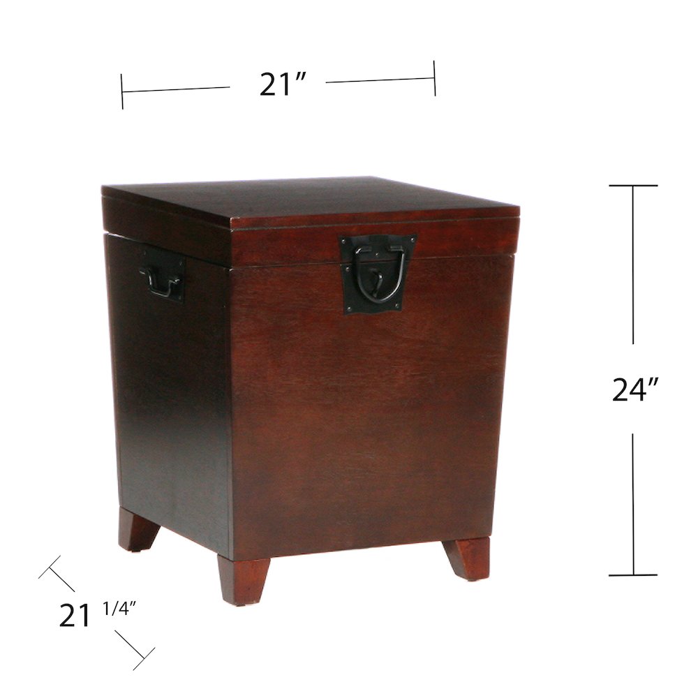 Pyramid Trunk End Table. Picture 5