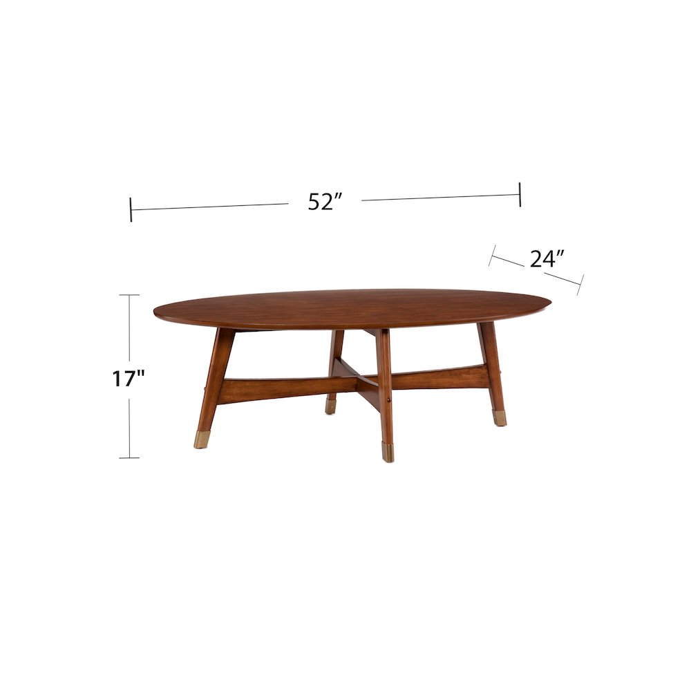Rhoda Midcentury Modern Coffee Table. Picture 5