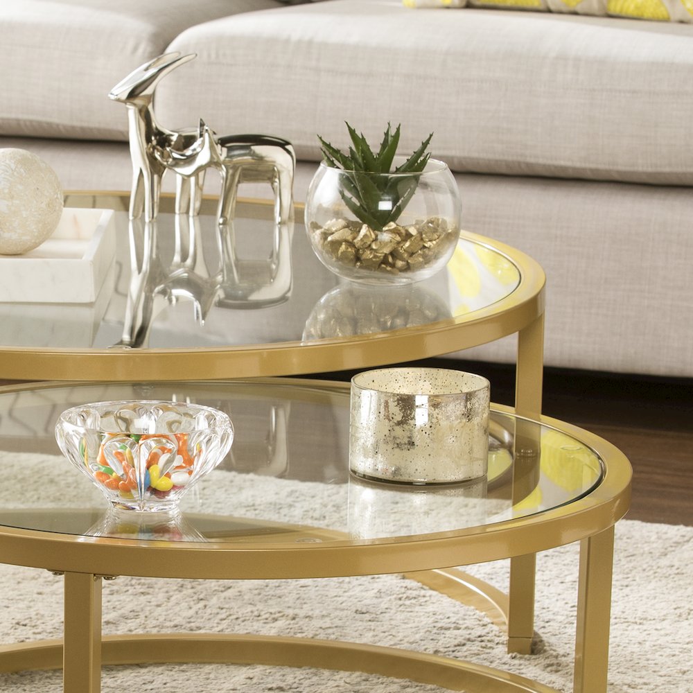 Evelyn Nesting Coffee Tables - 2pc Set. Picture 4