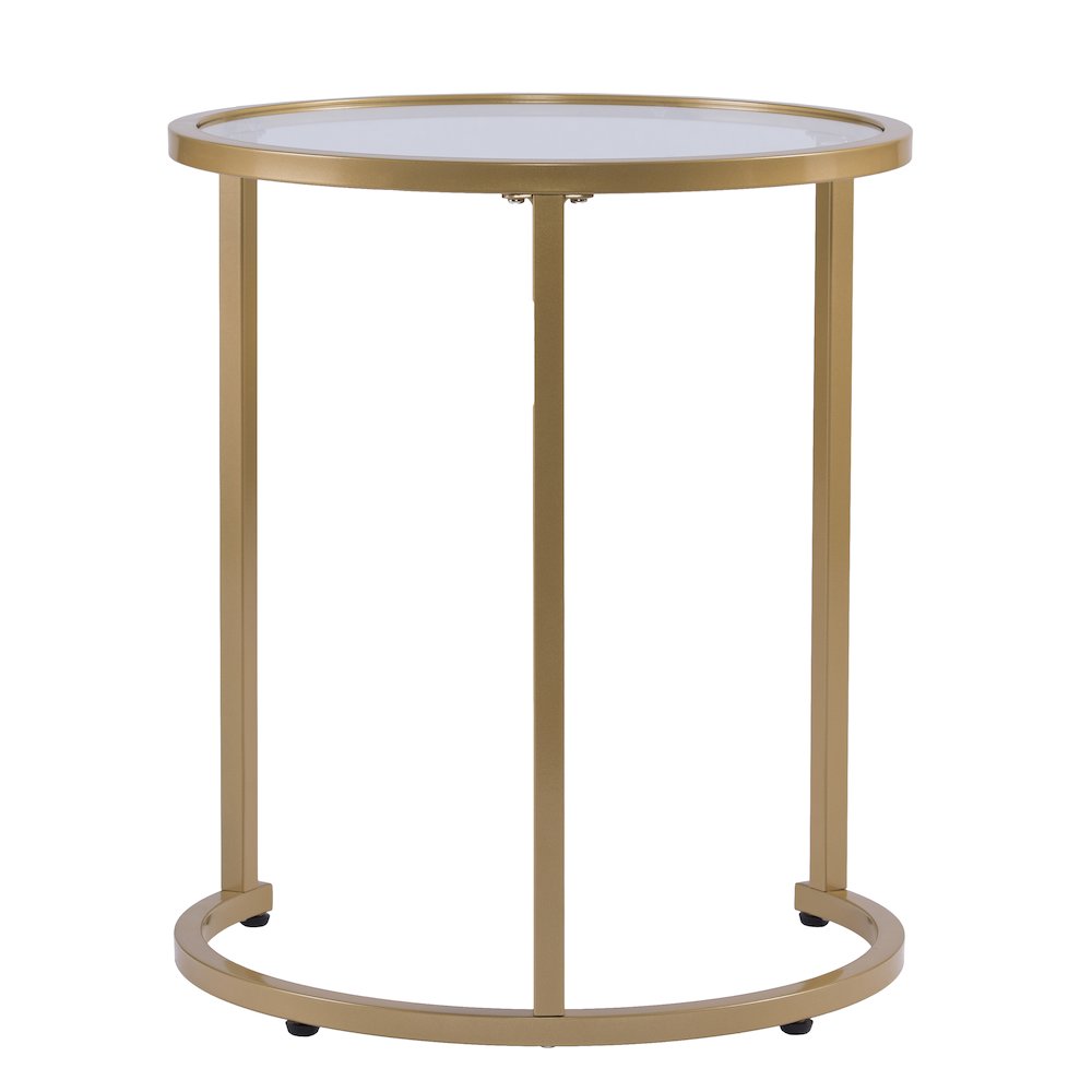 Evelyn Glam Nesting Side Table 2pc Set –. Picture 9