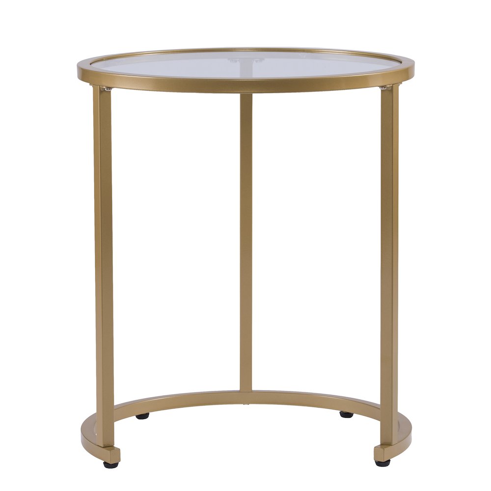 Evelyn Glam Nesting Side Table 2pc Set –. Picture 1
