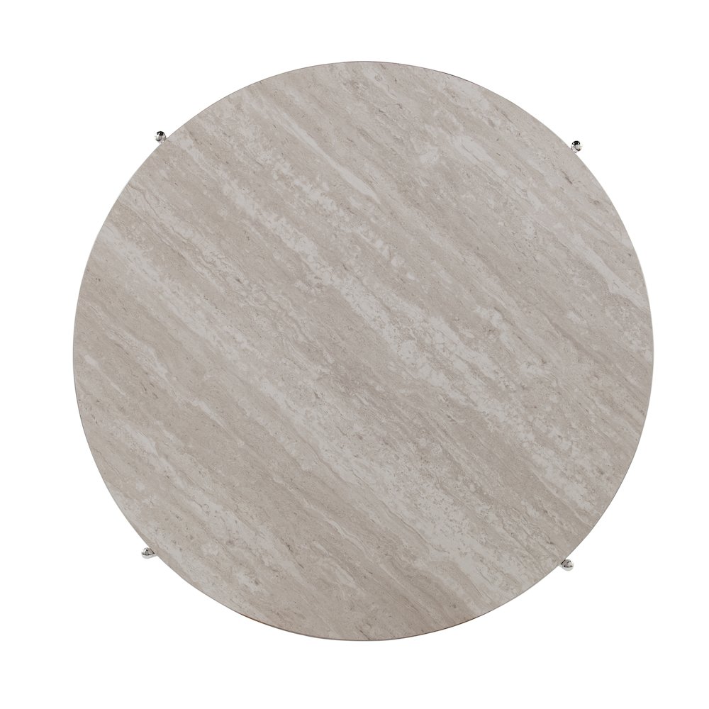 Silas Faux Stone Coffee Table. Picture 7