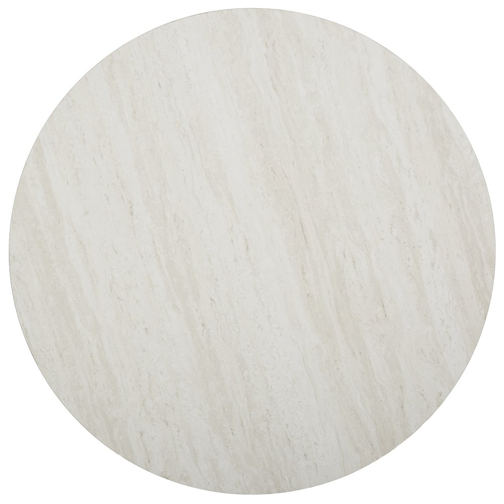 Luna Faux Stone Round Coffee Table. Picture 7