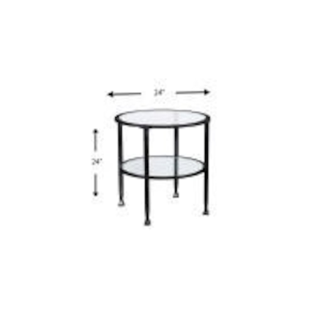 Jaymes Round Side Table. Picture 5