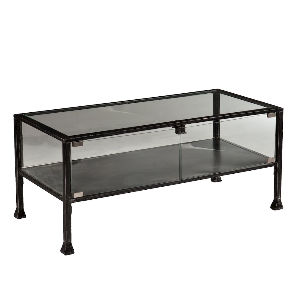 Terrarium Display Cocktail Table. Picture 1