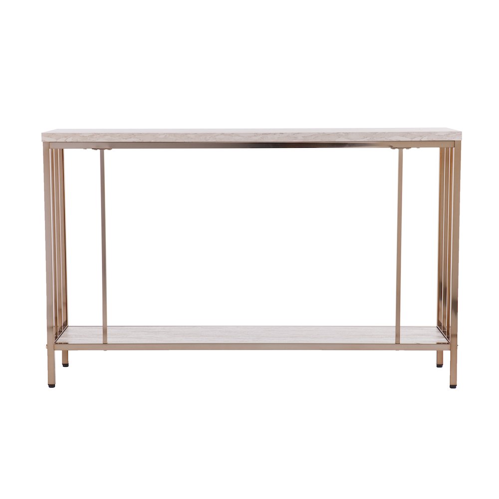 Brexlyn Faux Stone Console Table. Picture 8