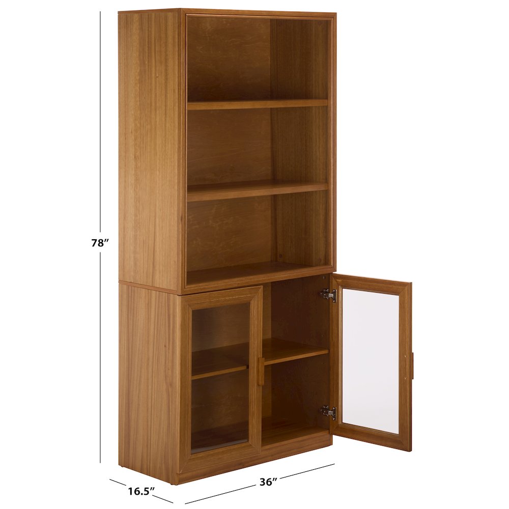 Jollie Glass Door Bookcase. Picture 4