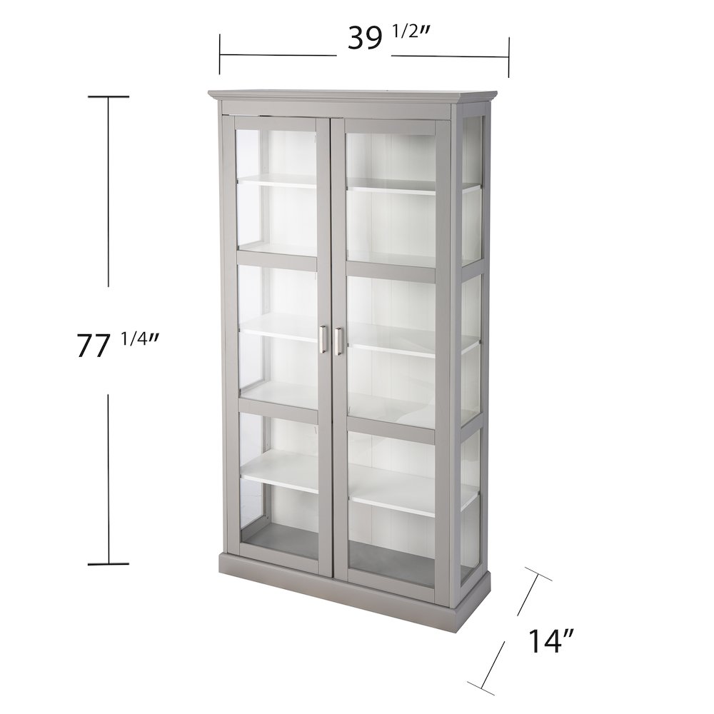 Bardonton Tall Curio Cabinet. Picture 6
