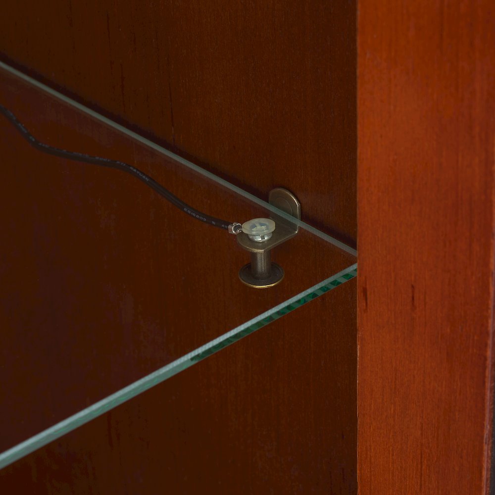 Clairville Glass Door Curio Cabinet. Picture 4