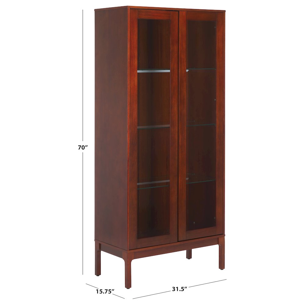 Clairville Glass Door Curio Cabinet. Picture 7