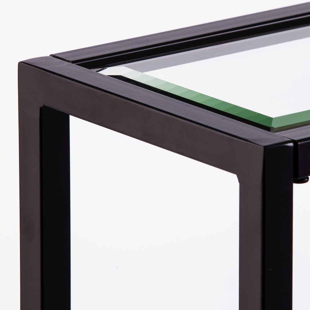 Bergen Glass Console Table. Picture 4