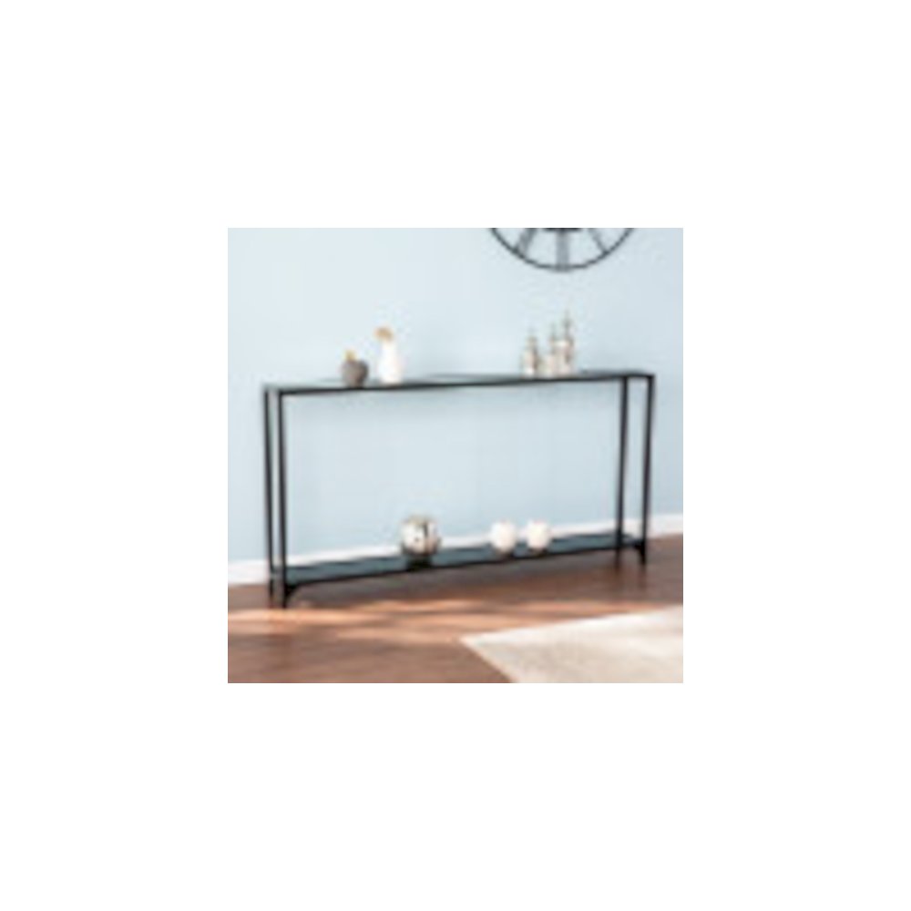 Bergen Glass Console Table. Picture 2