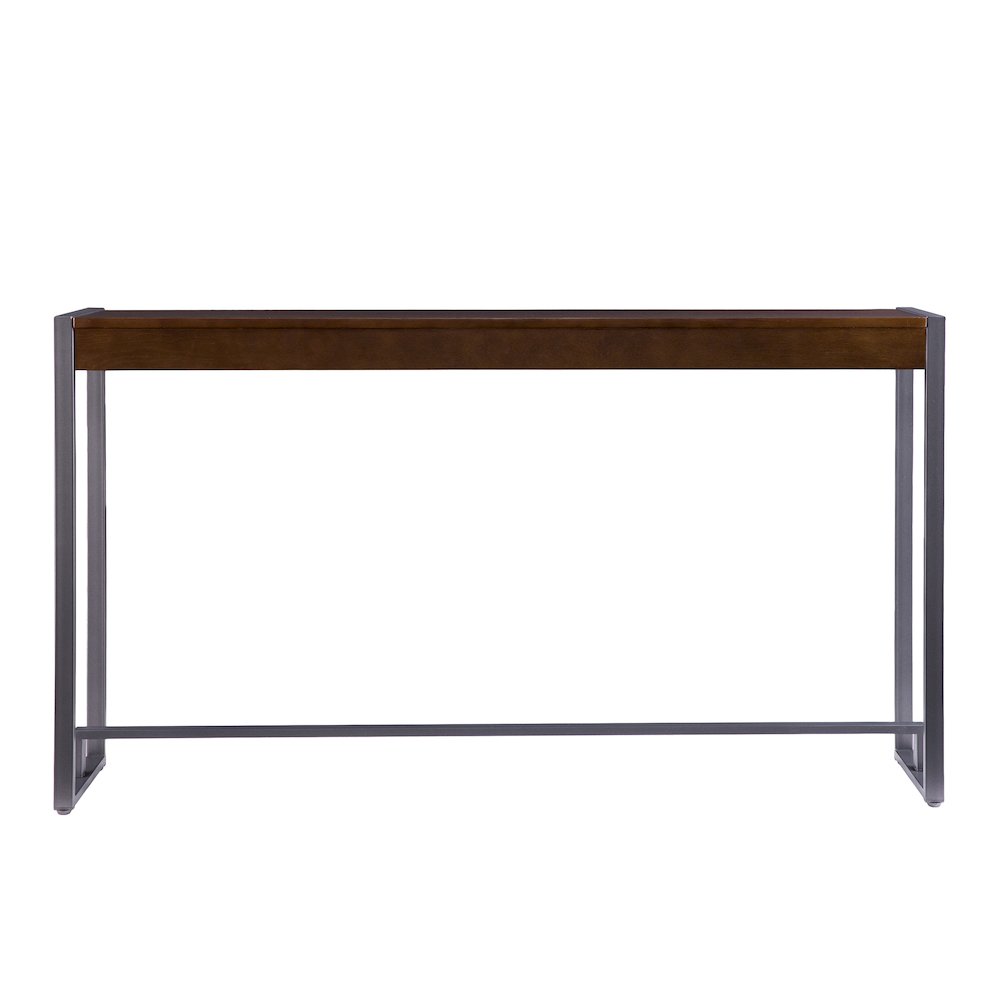 Macen Console - Dark Tobacco with Gunmetal. Picture 9