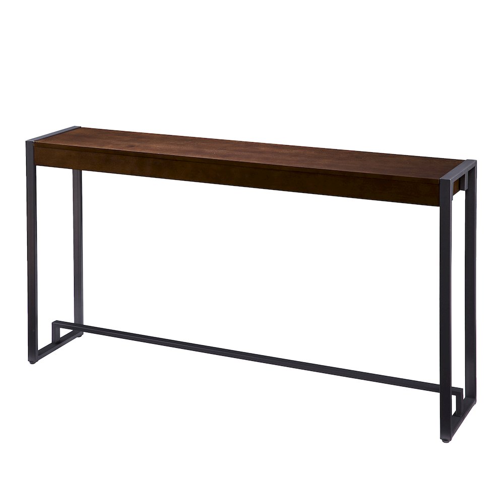 Macen Console - Dark Tobacco with Gunmetal. Picture 10