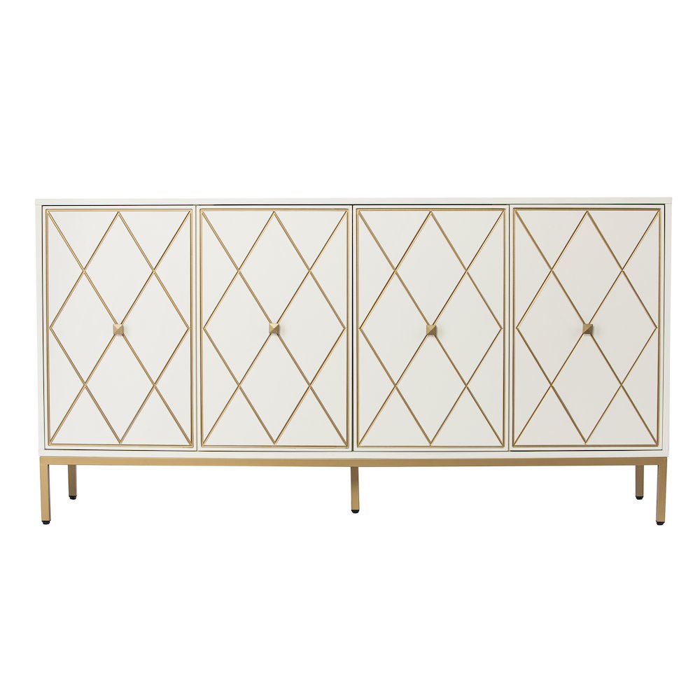 Marradi Sideboard Cabinet with Storage - Cream. Picture 6