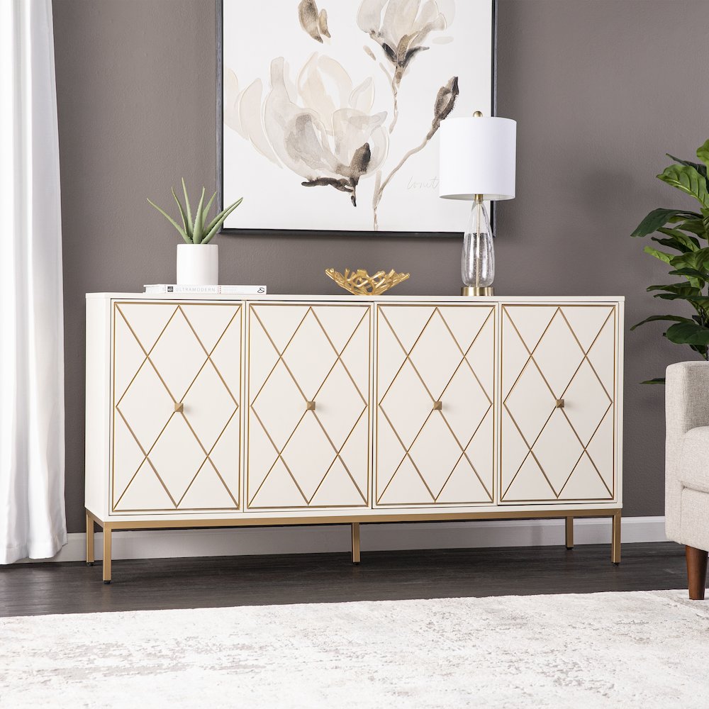 Marradi Sideboard Cabinet with Storage - Cream. Picture 2