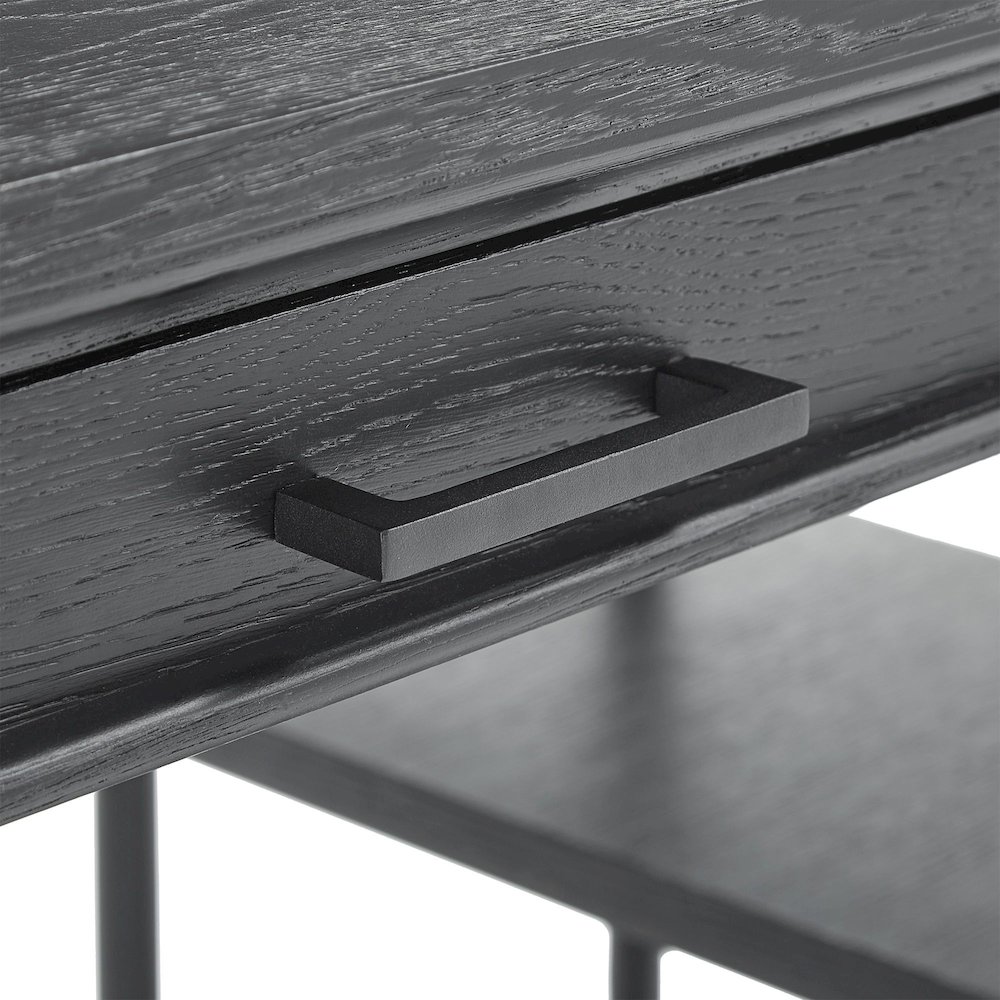Black Finish Desk. Picture 3