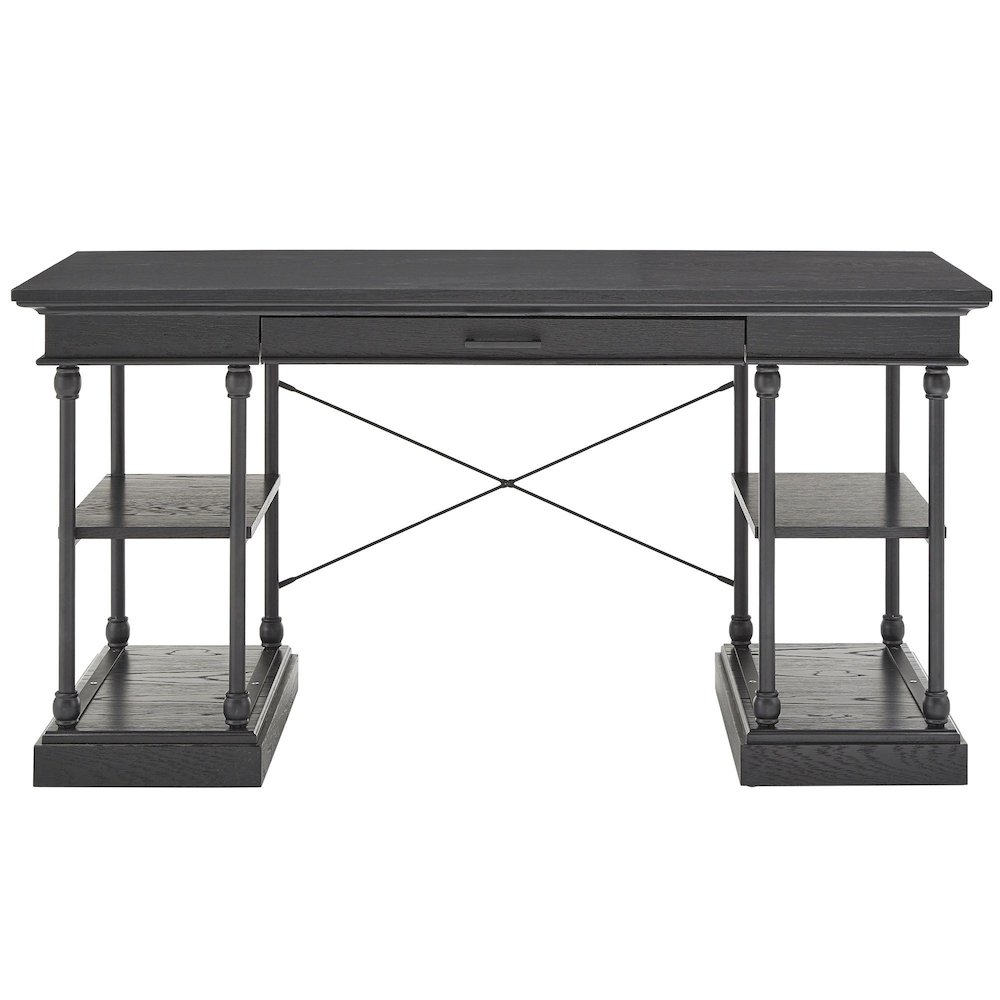 Black Finish Desk. Picture 6