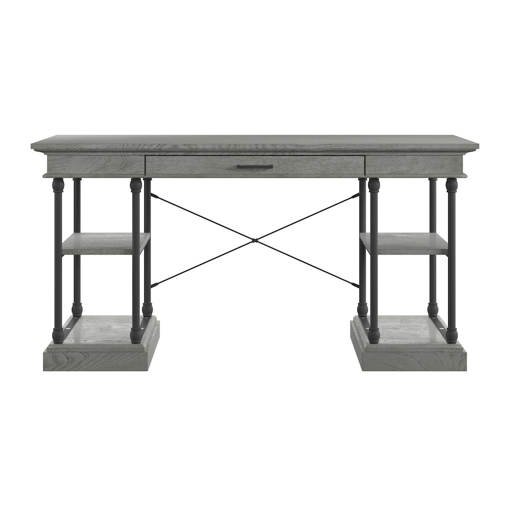 Grey Finish Desk. Picture 4