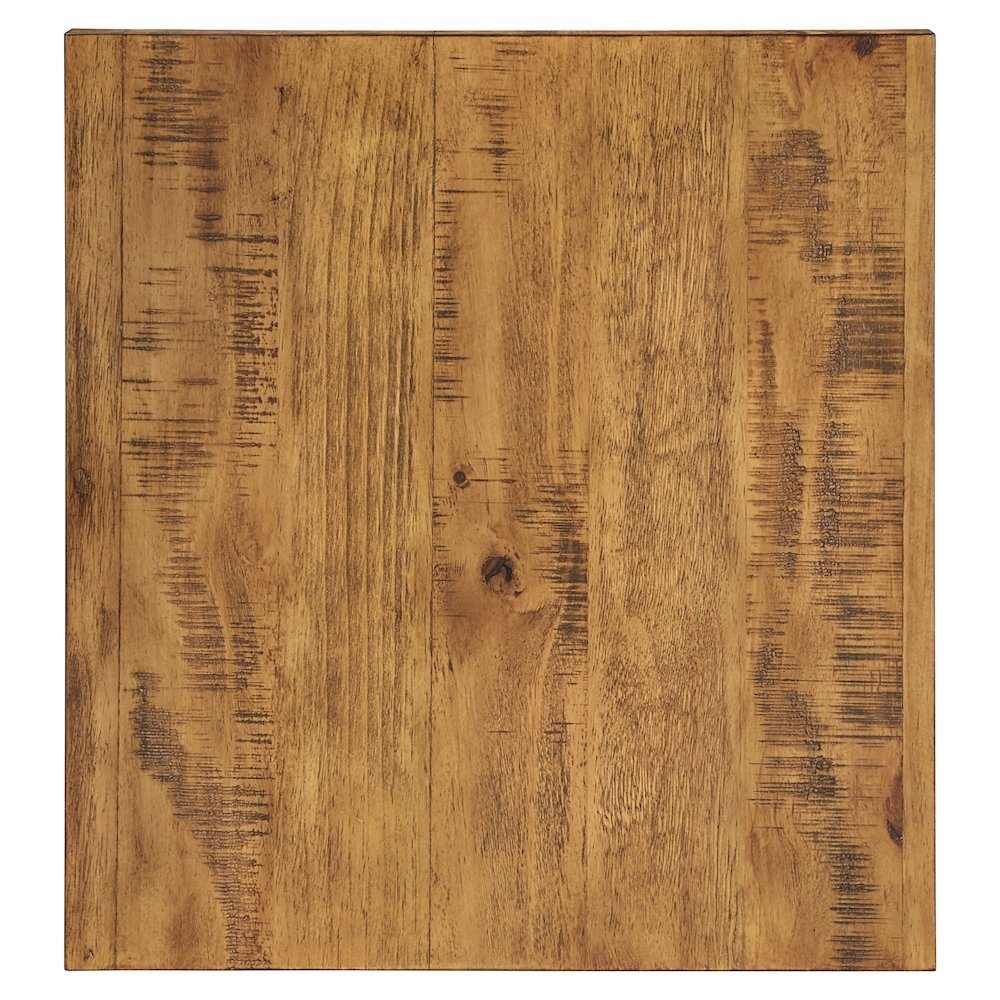 Oak Finish End Table With Shelf. Picture 6
