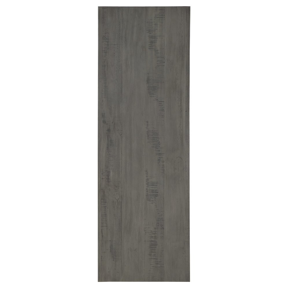 Grey Finish Sofa Table With Shelf. Picture 4