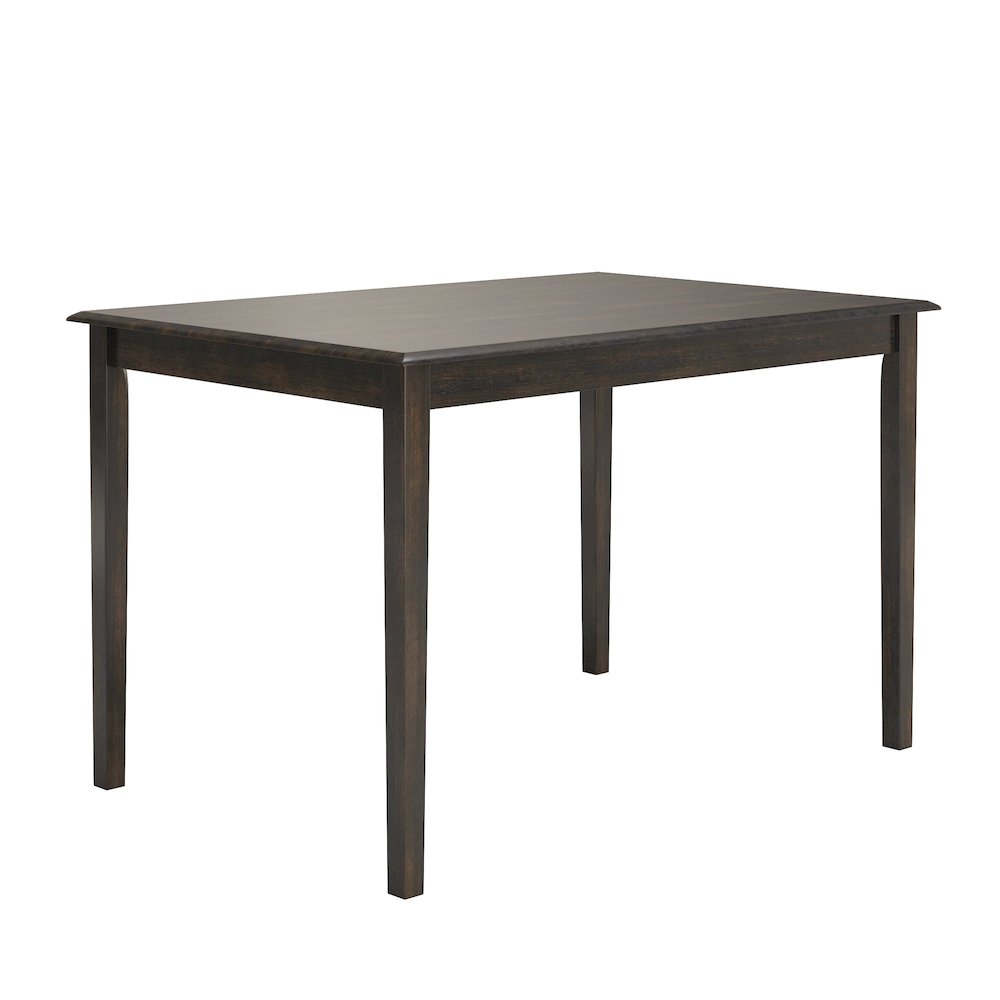 Antique Black Finish 48" Dining Table. Picture 4