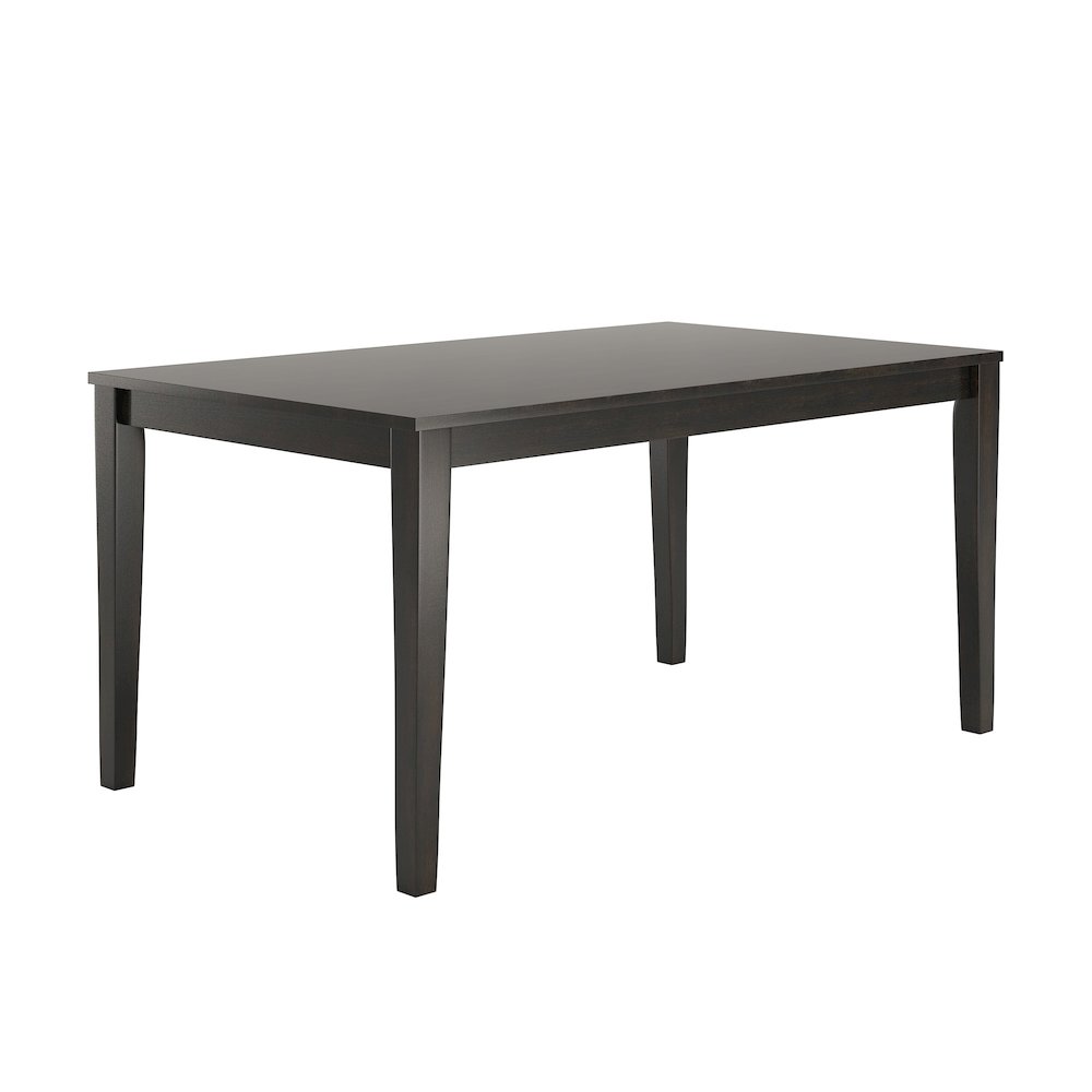 Antique Black Finish 60" Dining Table. Picture 4