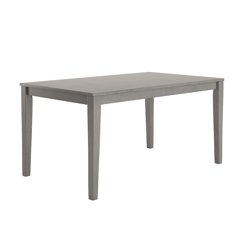 Antique Grey Finish 60" Dining Table. Picture 4