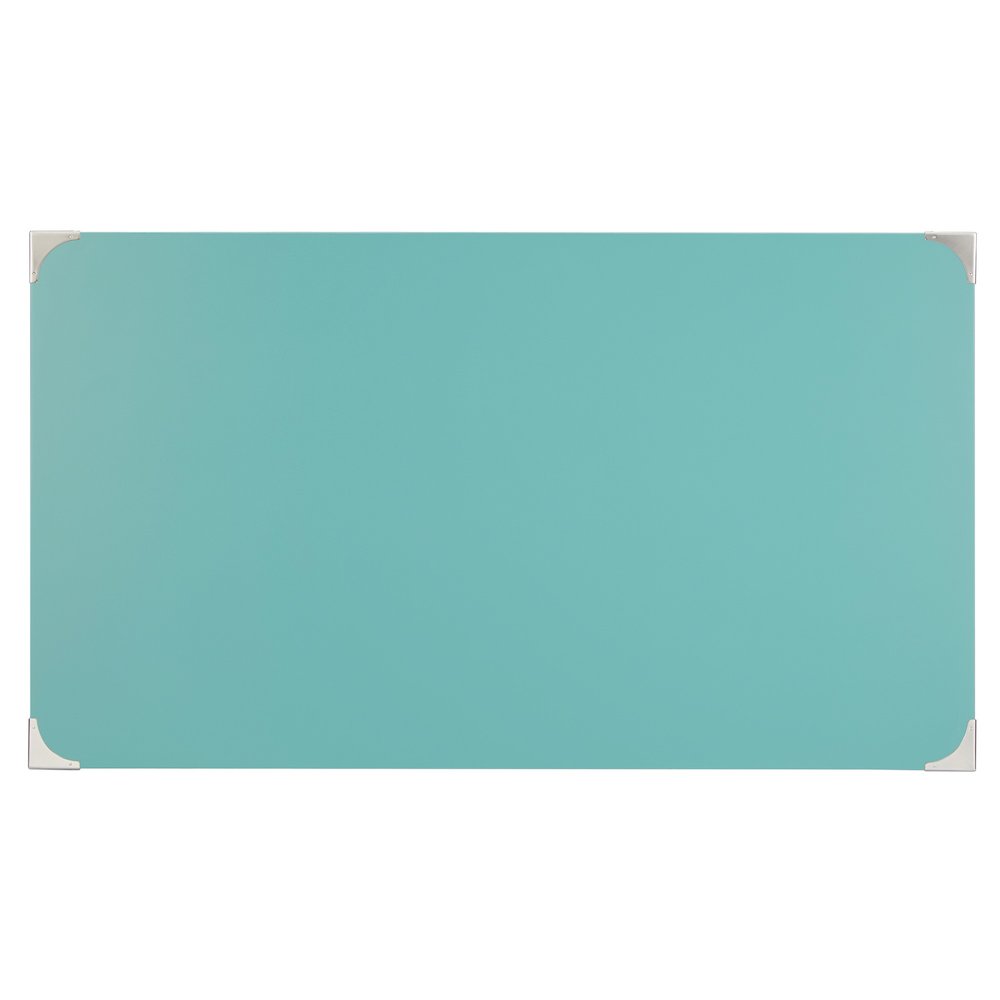 Marine Green Finish X-Base Box Desk. Picture 4