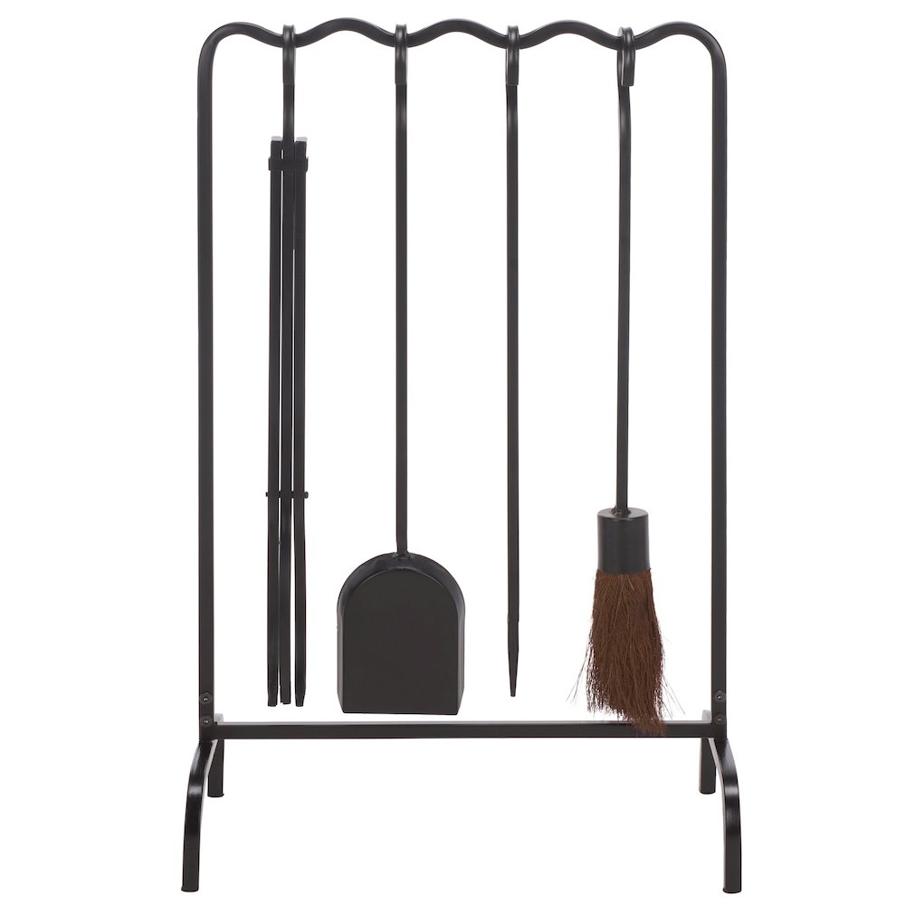 Flora 4 Peice Fireplace Tool Set. Picture 7