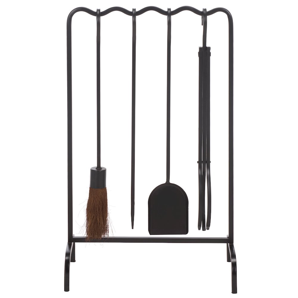 Flora 4 Peice Fireplace Tool Set. Picture 5
