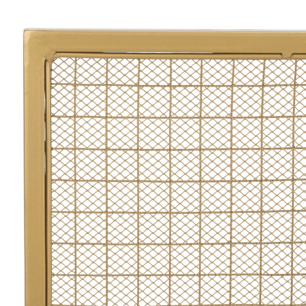 Paccora Flat Iron Fireplace Screen. Picture 1