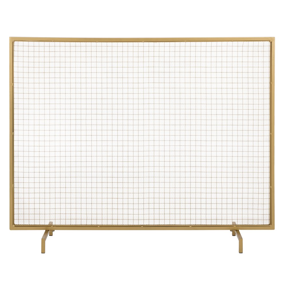 Paccora Flat Iron Fireplace Screen. Picture 2
