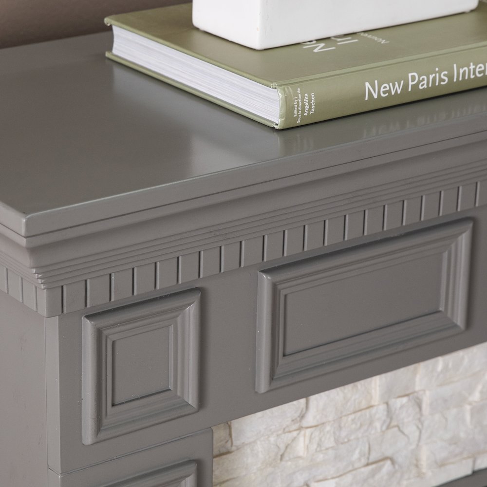 Dakesbury Color Changing Fireplace with Faux Stone. Picture 4
