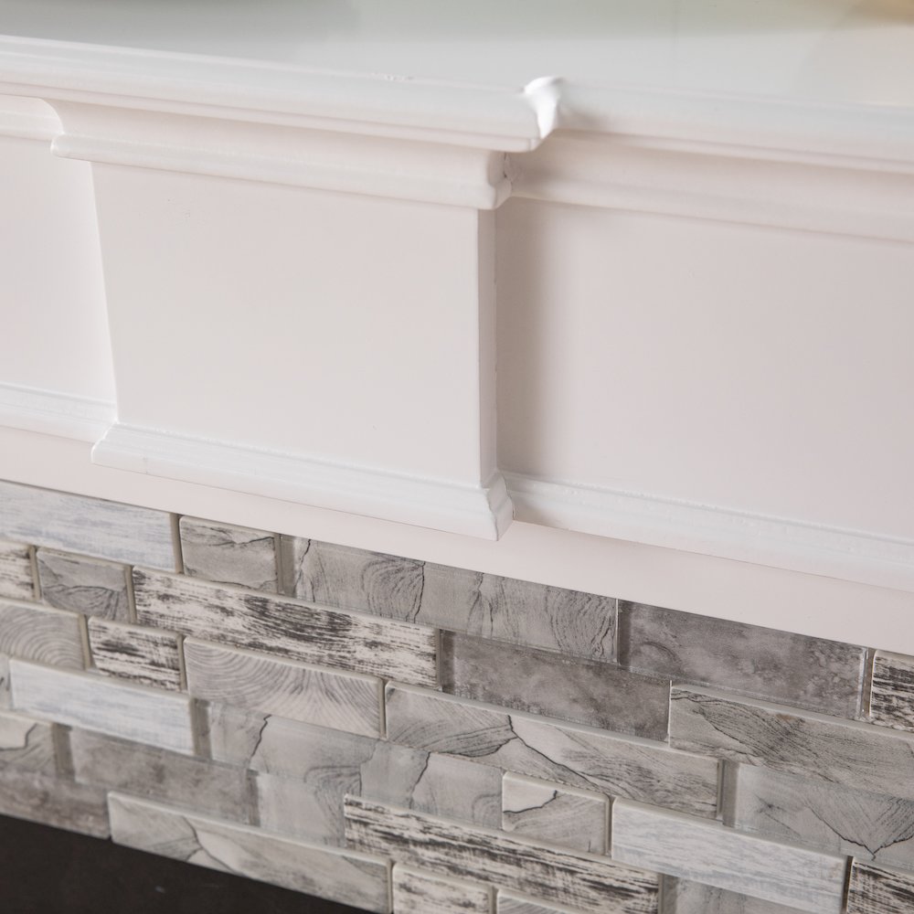 Bondale Color Changing Fireplace with Faux Stone Surround. Picture 4