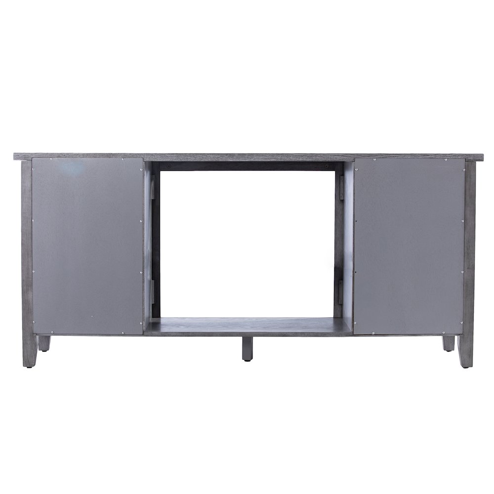 Edderton Color Changing Fireplace with Media Storage. Picture 8