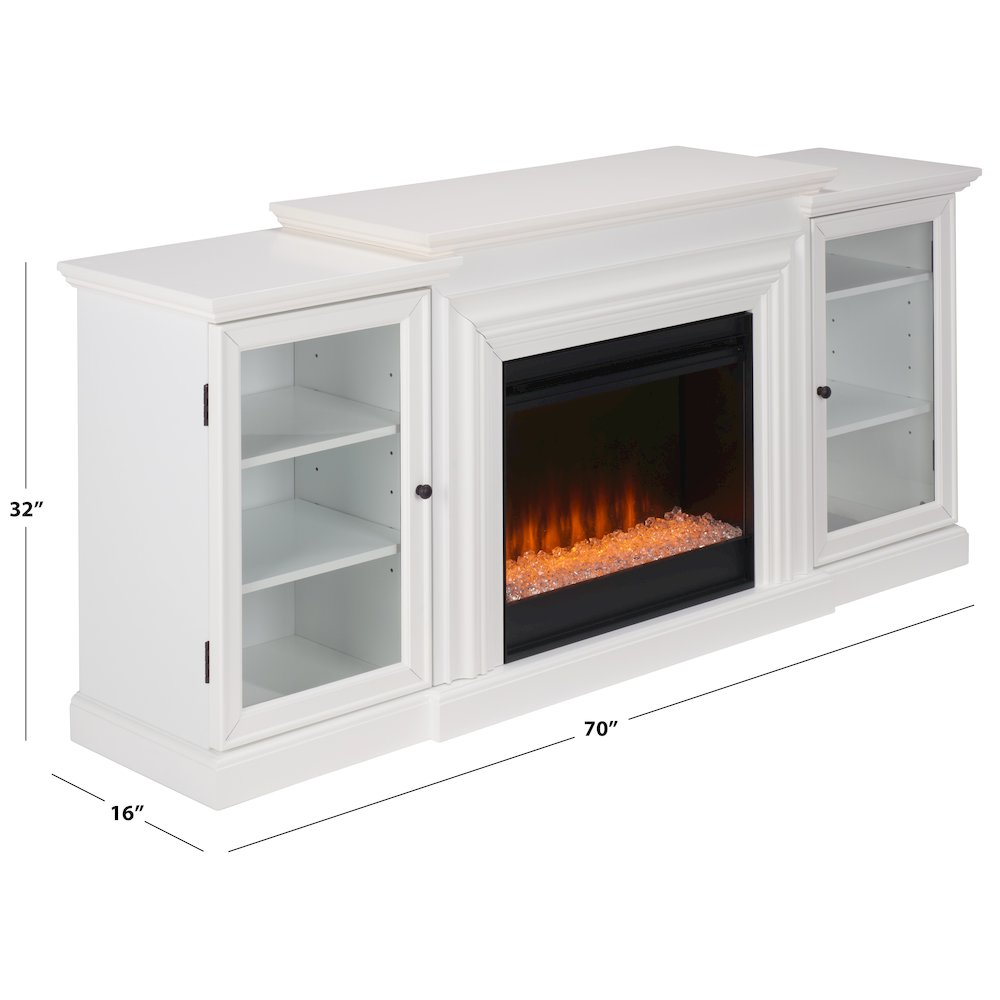 Lincoln 4-Shelf Electric Fireplace. Picture 4