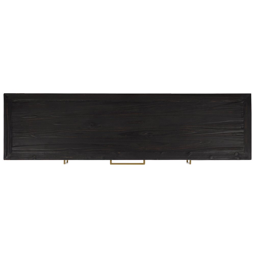 Goram 2-Cabinet 1-Drawer Reclaimed Fir Fireplace. Picture 5