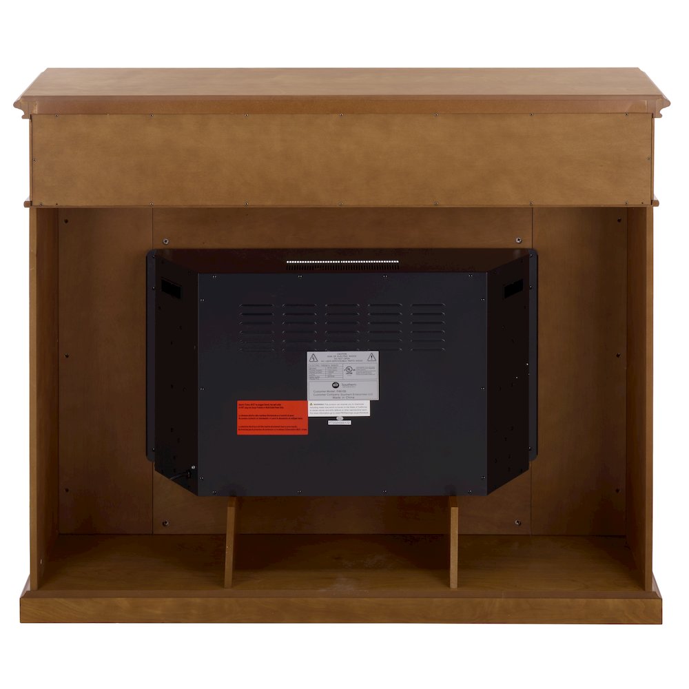 Trevor 2-Drawer Wood Mantel. Picture 1