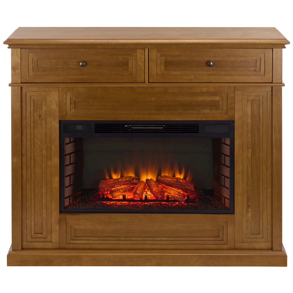 Trevor 2-Drawer Wood Mantel. Picture 2
