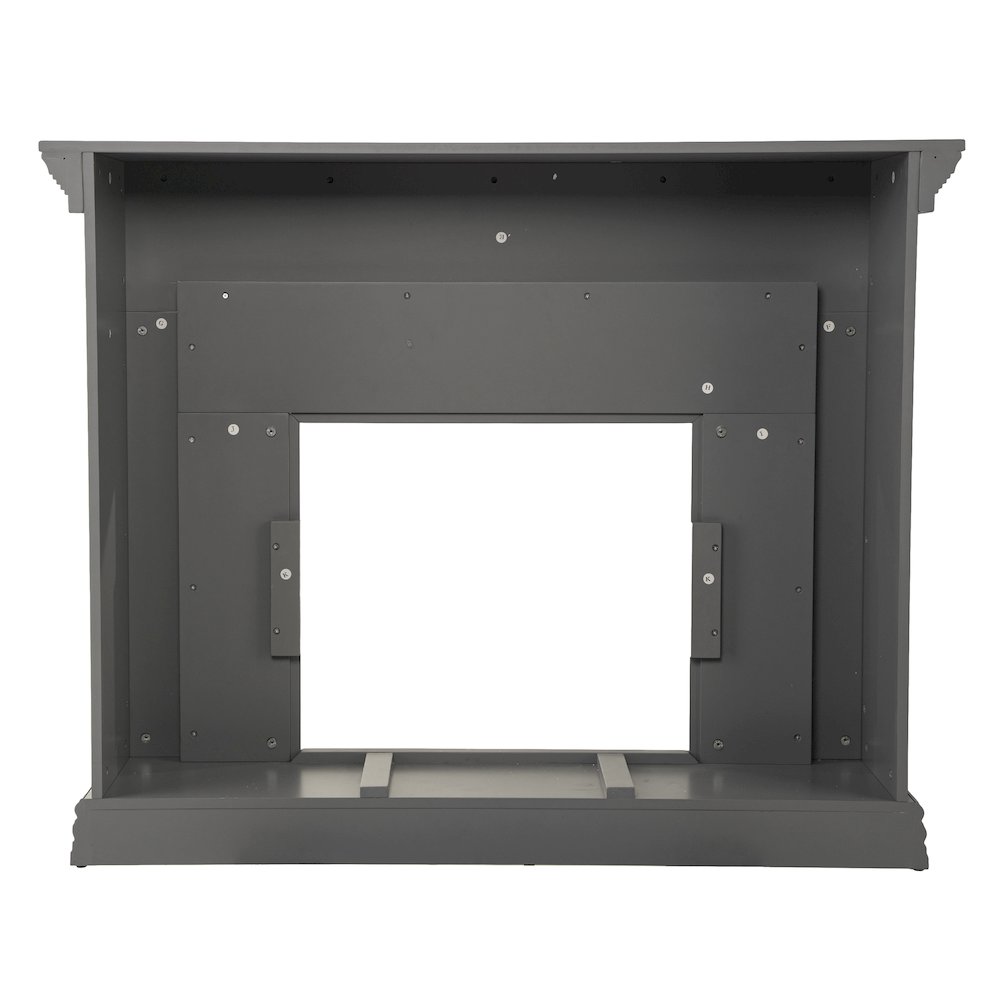 Dakesbury Faux Stone Electric Fireplace with Touch Screen Control Panel. Picture 7