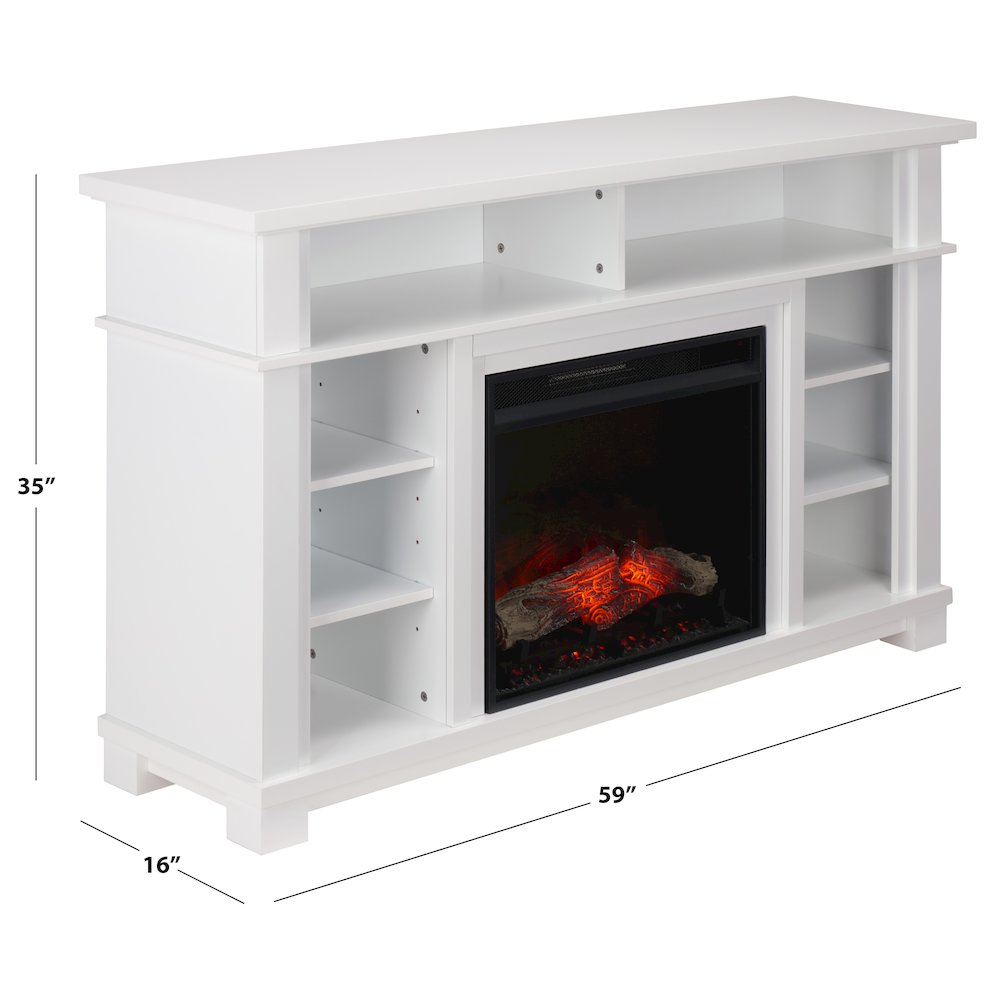Christian 6-Shelf Electric Fireplace. Picture 3