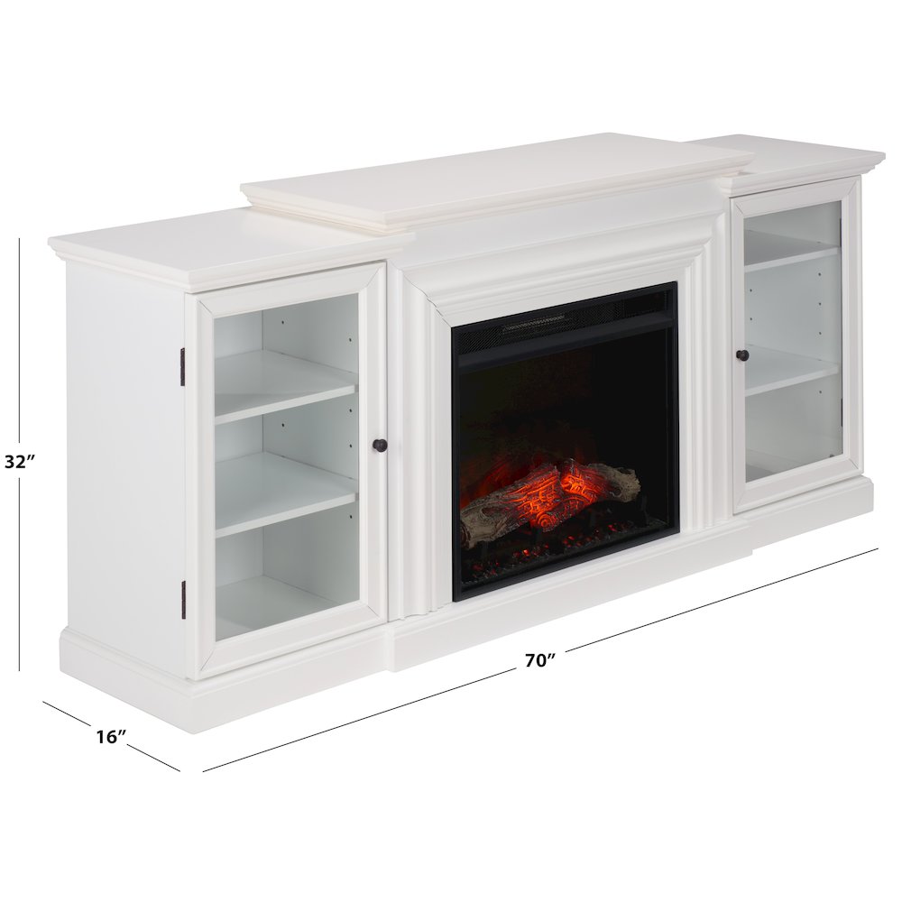 Lincoln 4-Shelf Electric Fireplace. Picture 4