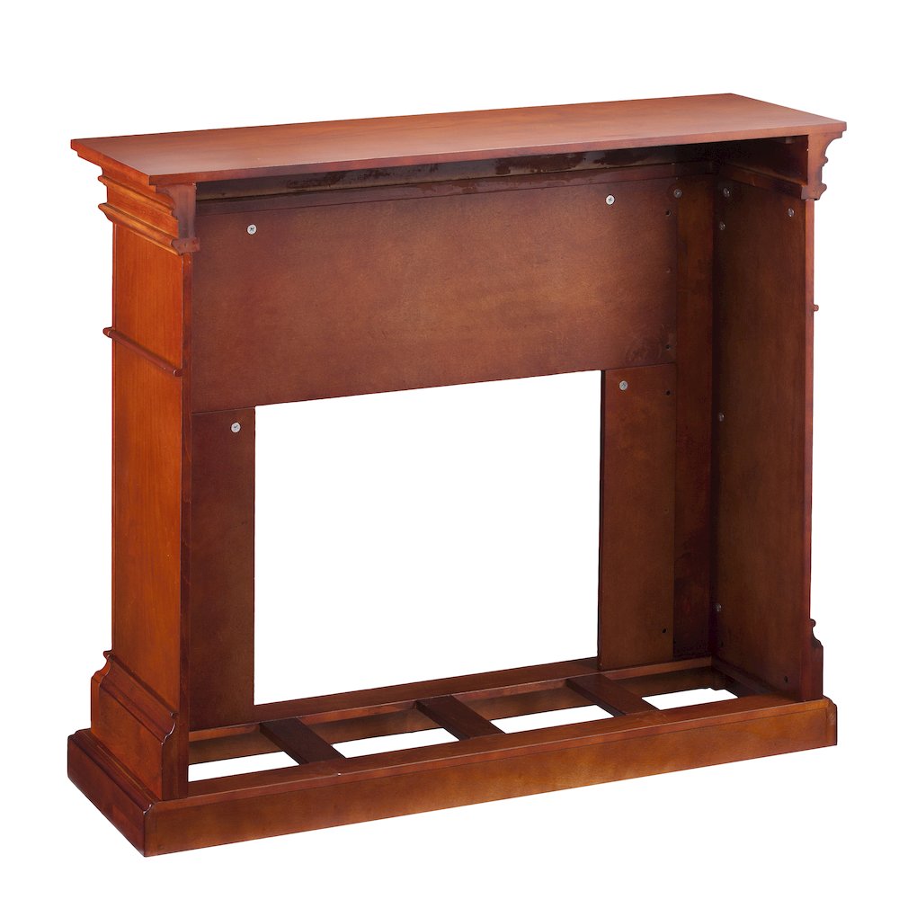 Sicilian Touch Screen Electric Fireplace - Mahogany. Picture 9